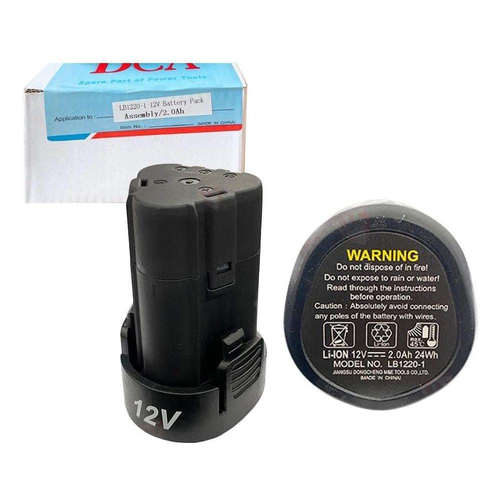 DCA LB1220-1 12V Lithium Ion Battery 2.0Ah - KHM Megatools Corp. DCA LB1220-1 12V Lithium Ion Battery 2.0Ah - KHM Megatools Corp.
